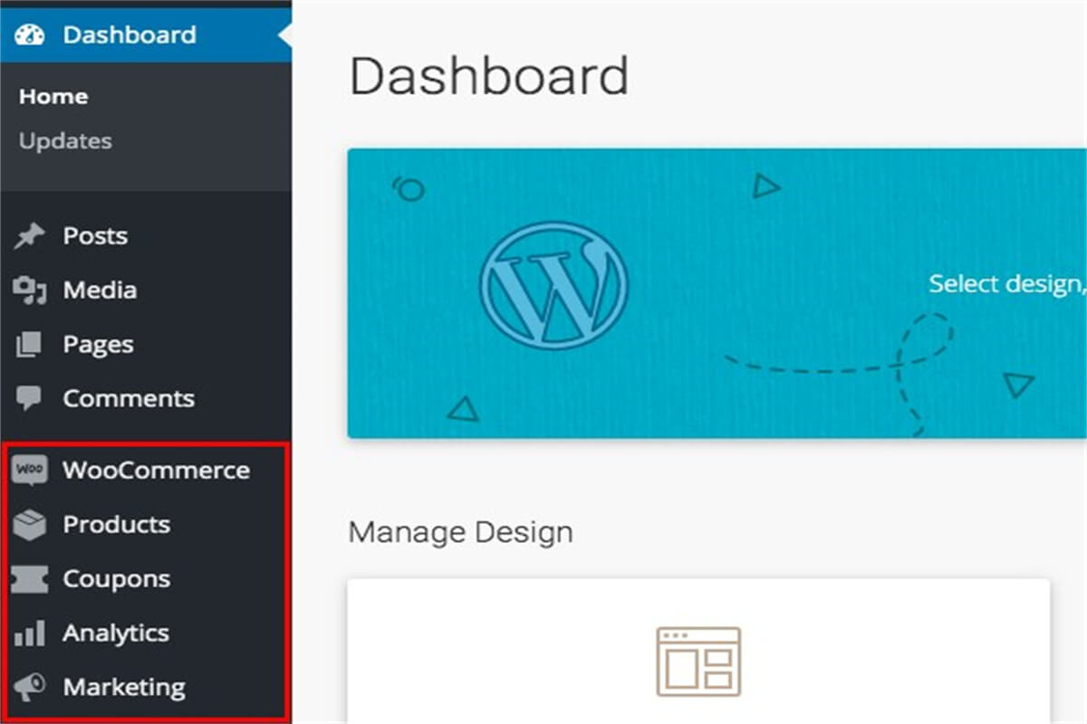 Painel WooCommerce