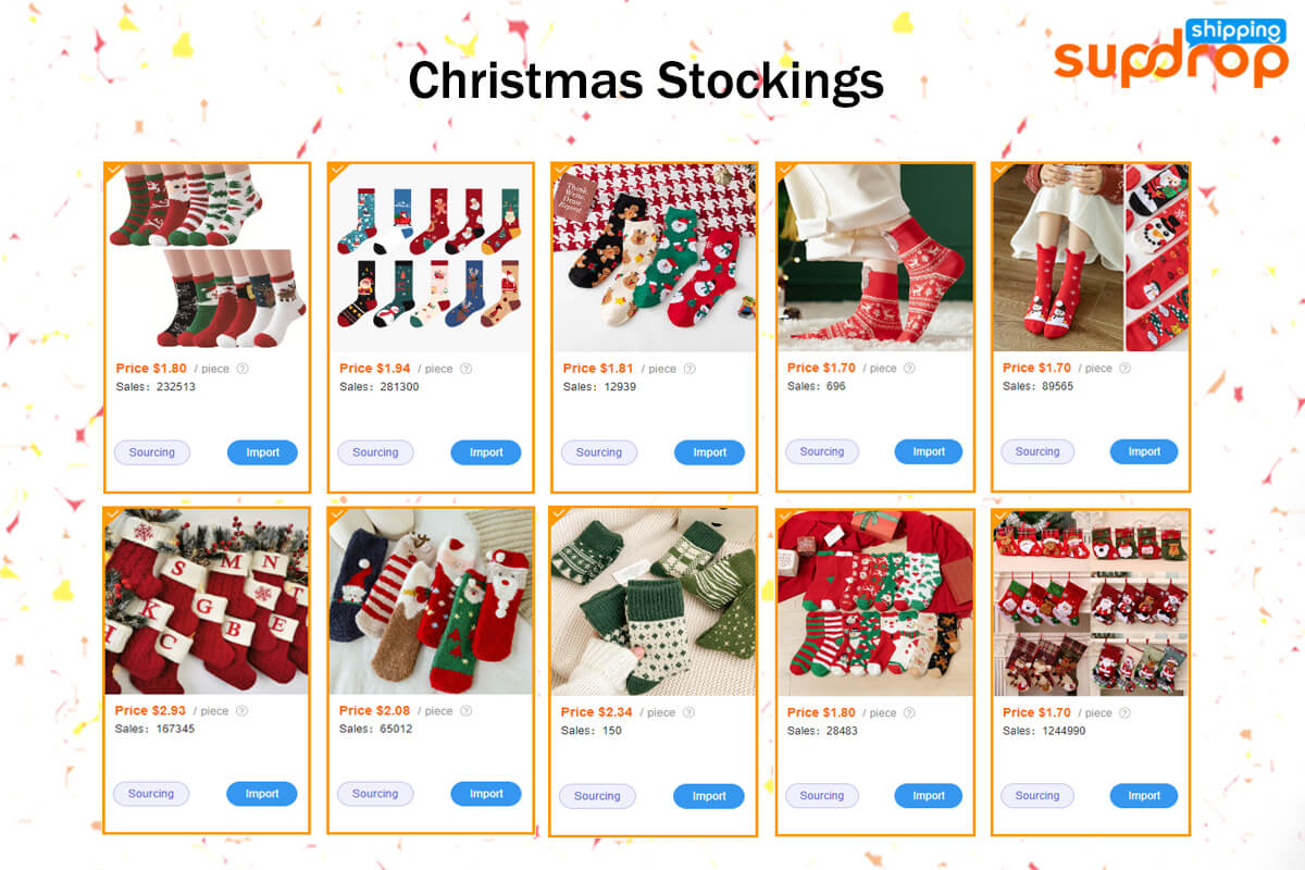 Christmas stockings from Sup Dropshipping