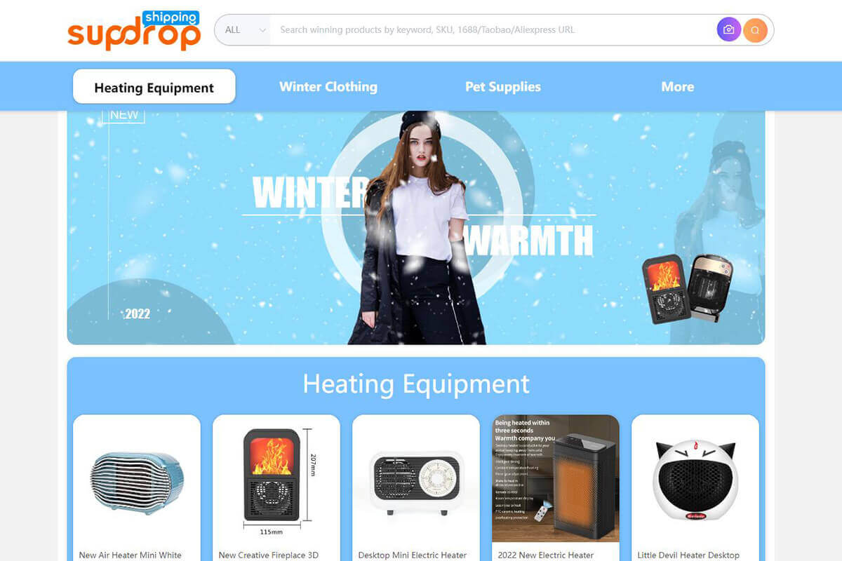 Produits d'hiver de Sup Dropshipping