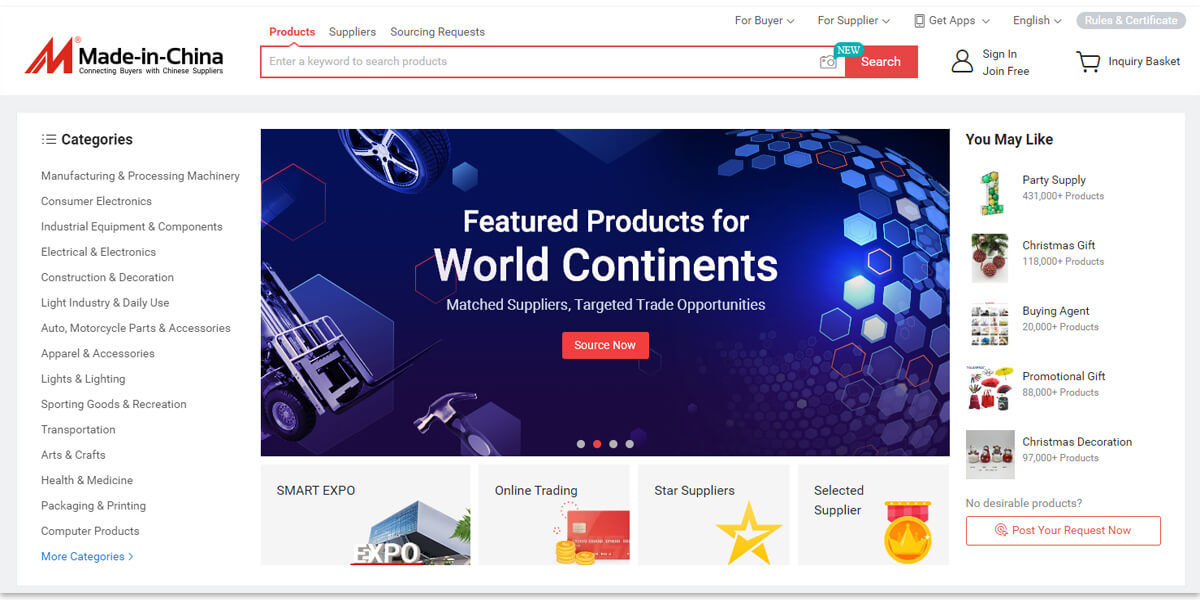 Site como Alibaba: Made-in-China