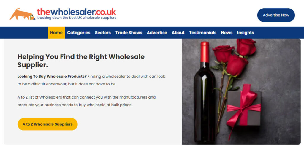 Similar site to Alibaba-The Wholesaler