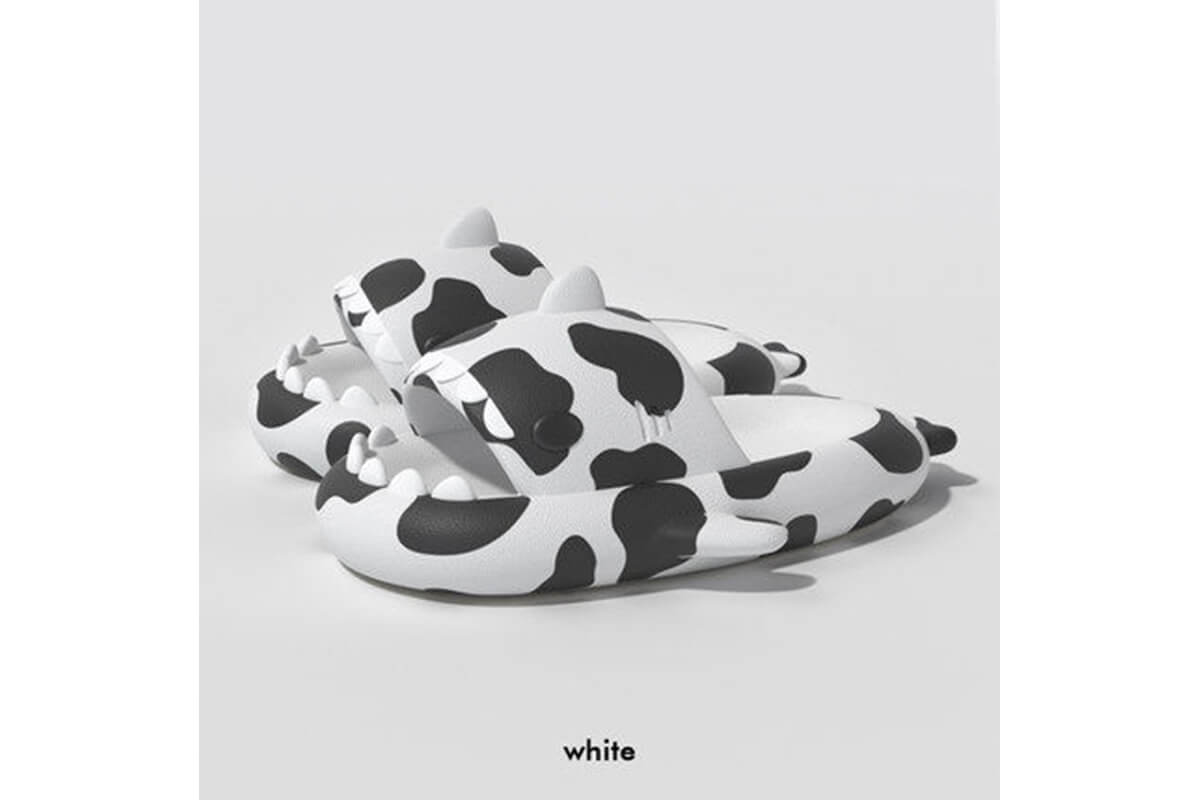 Cow Color Shark Slides from Sup Dropshipping