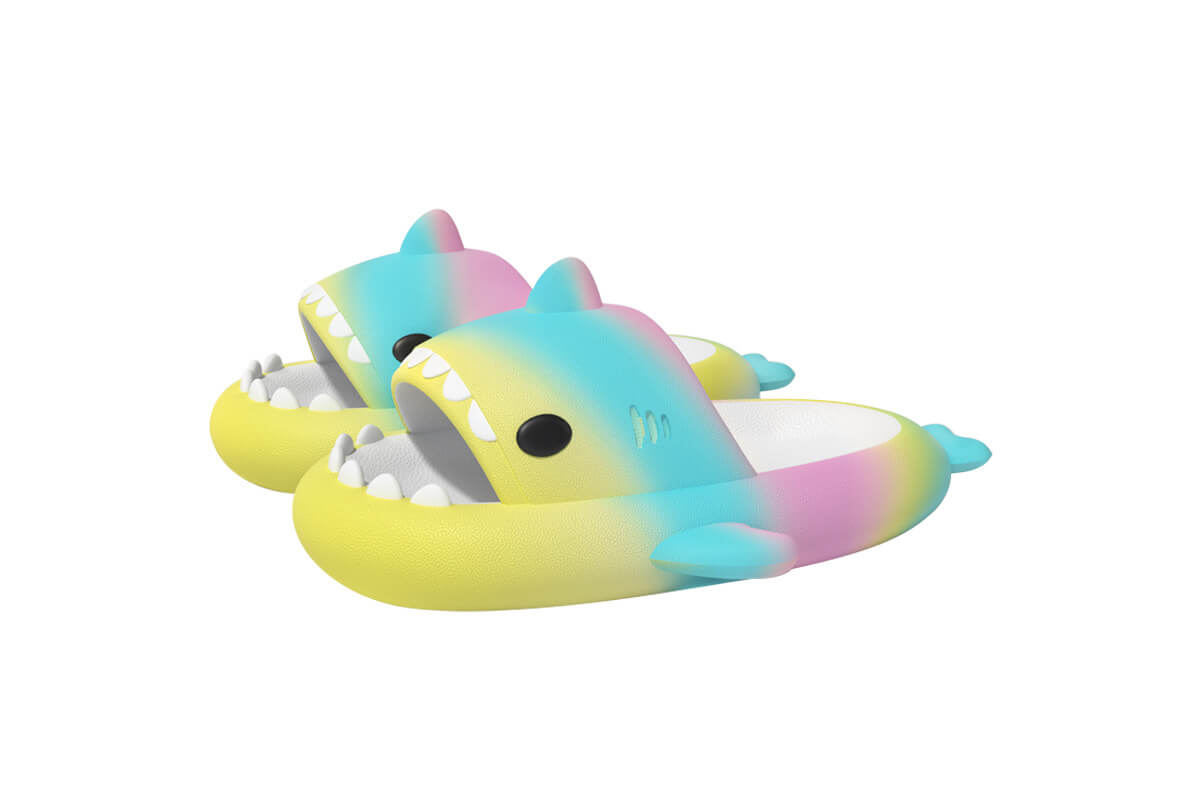 Gradient Rainbow Shark Slides from Sup Dropshipping