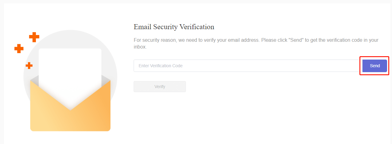 enviar correo electrónico de verificación