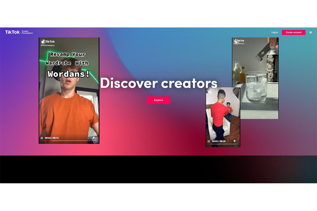 Mercado de creadores de TikTok