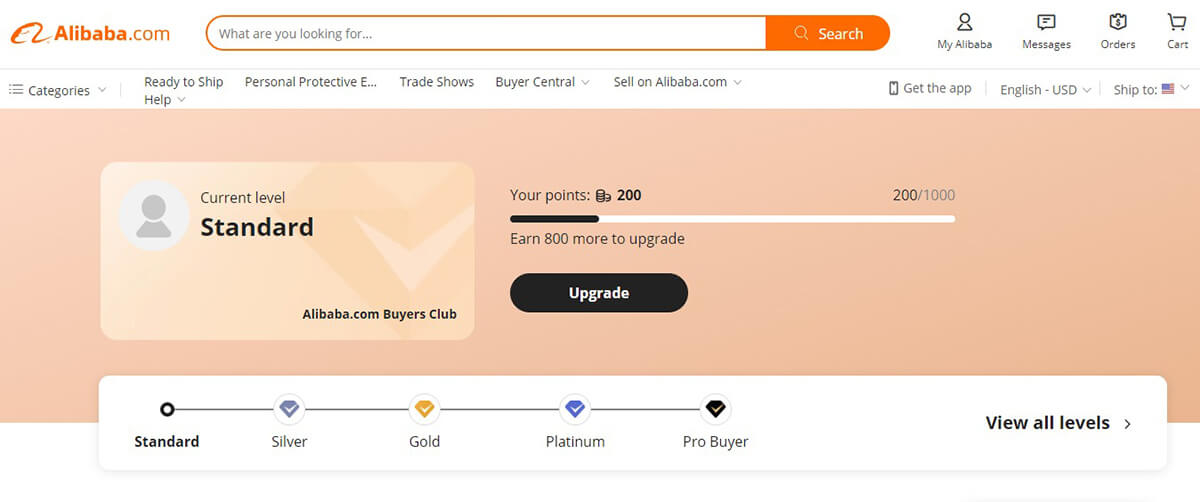Buyer Club page