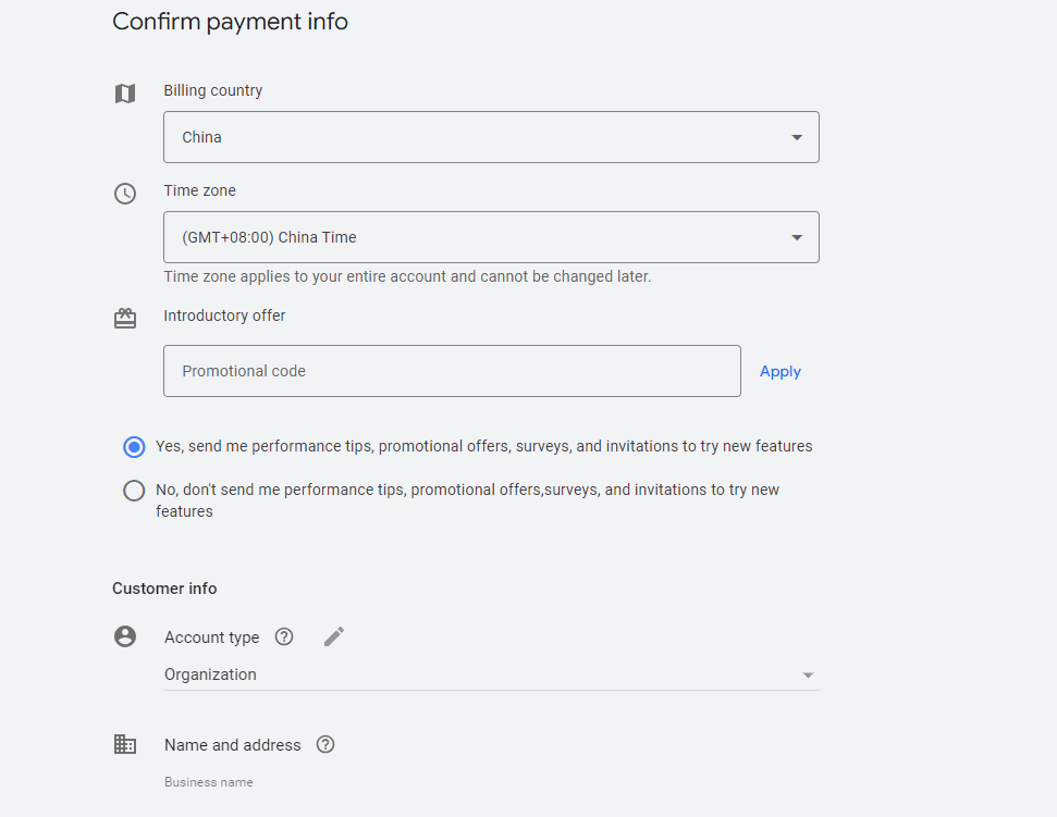 setting up billing for your campaigns