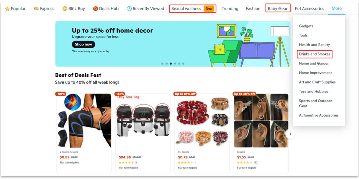 Wish offers some categories of products that are not easy to find on Temu