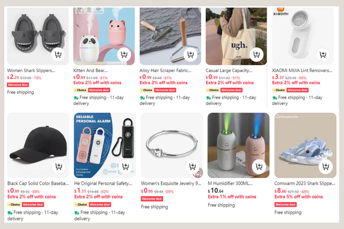 Aliexpress offers welcome discounts for new users