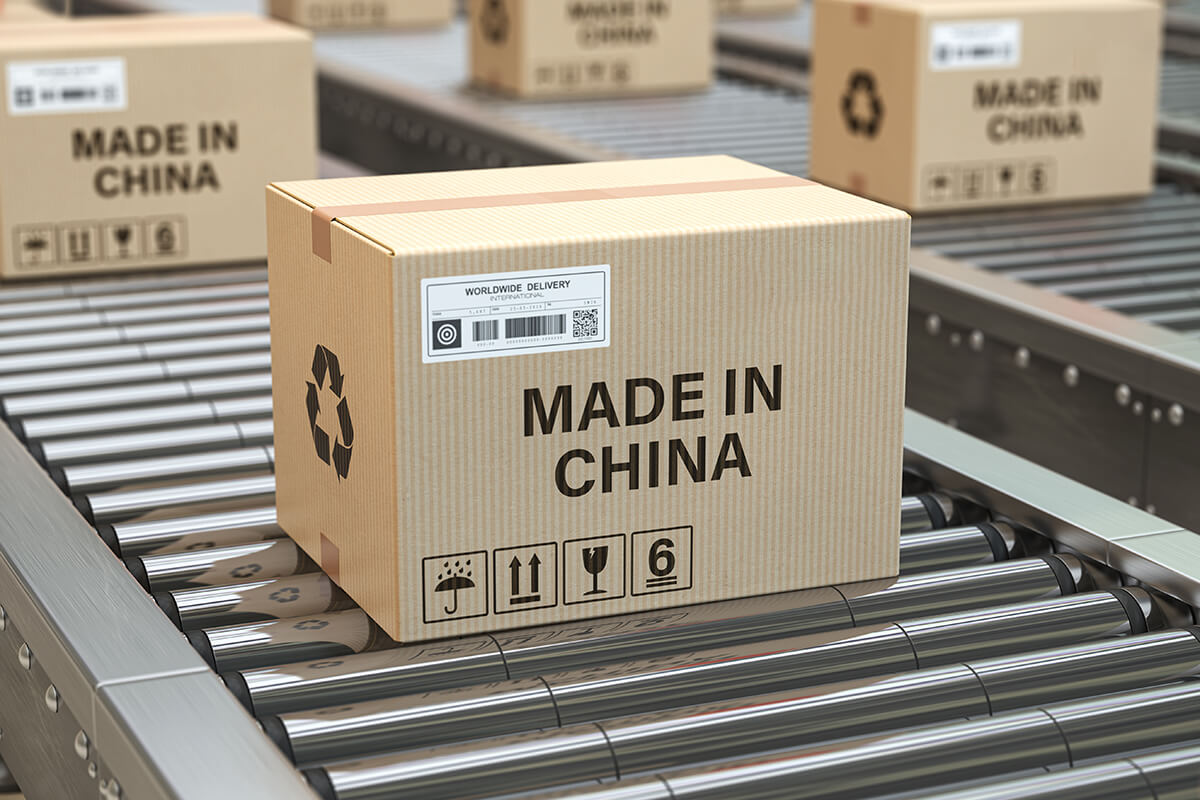 Most of products on AliExpress are made in China.