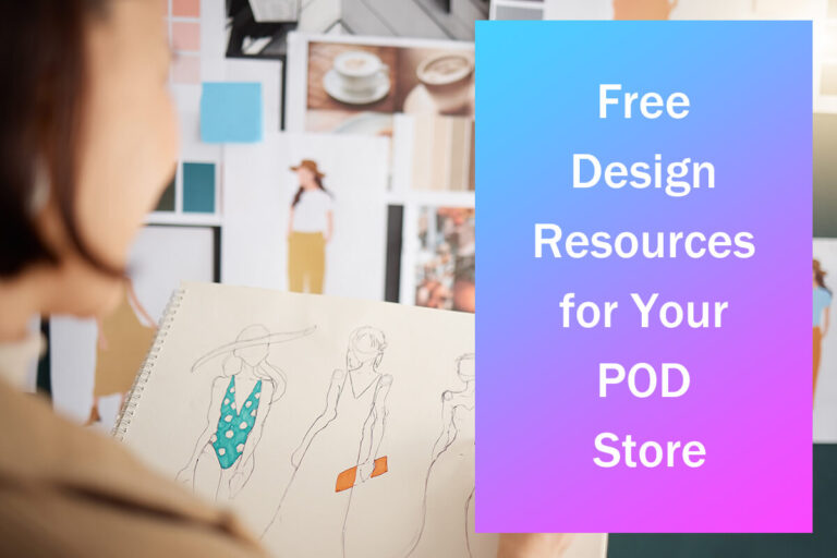 Onde encontrar recursos de design gratuitos para sua loja de impressão sob demanda?
