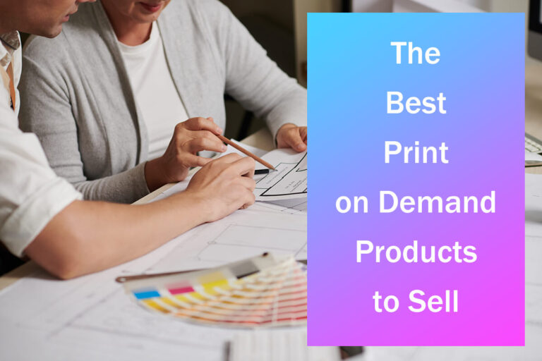 ما هي أفضل منتجات الطباعة حسب الطلب للبيع في عام 2024؟