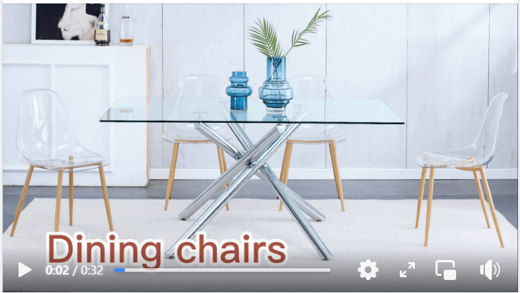 photo slideshow video dining chairs