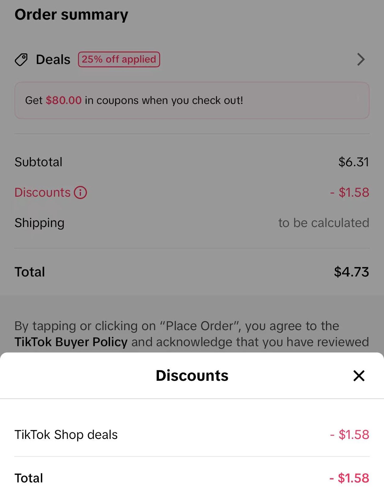 discounts details