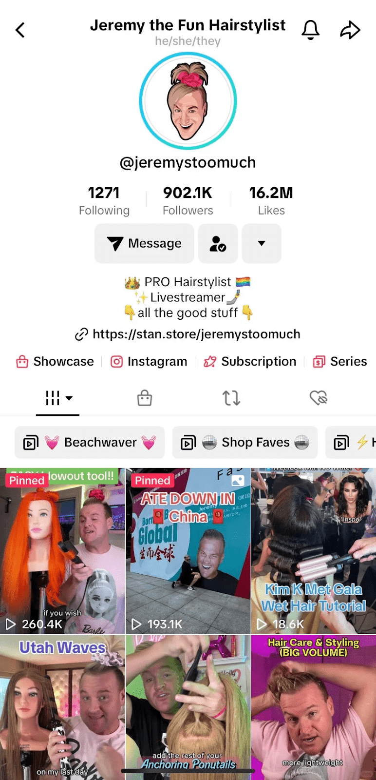 tiktok account