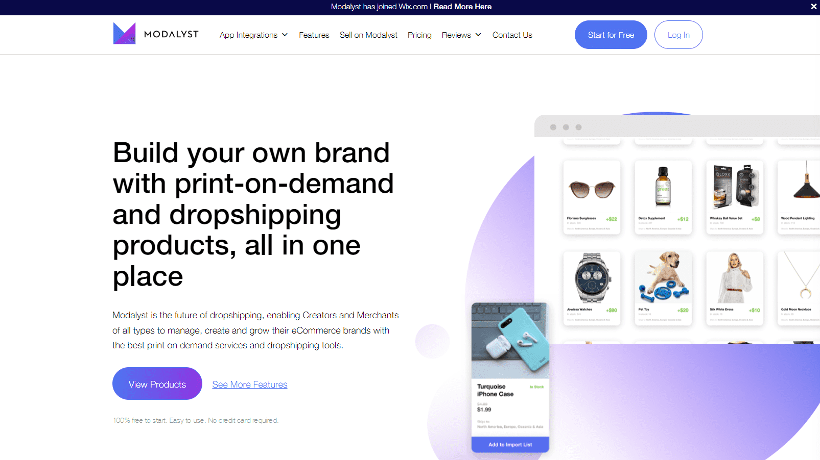 Modalyst website