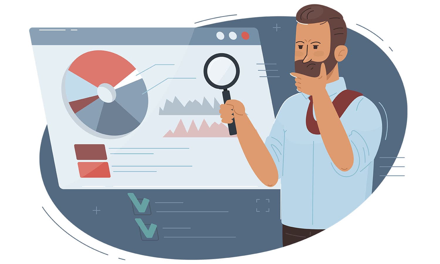 Recherche und Prüfung