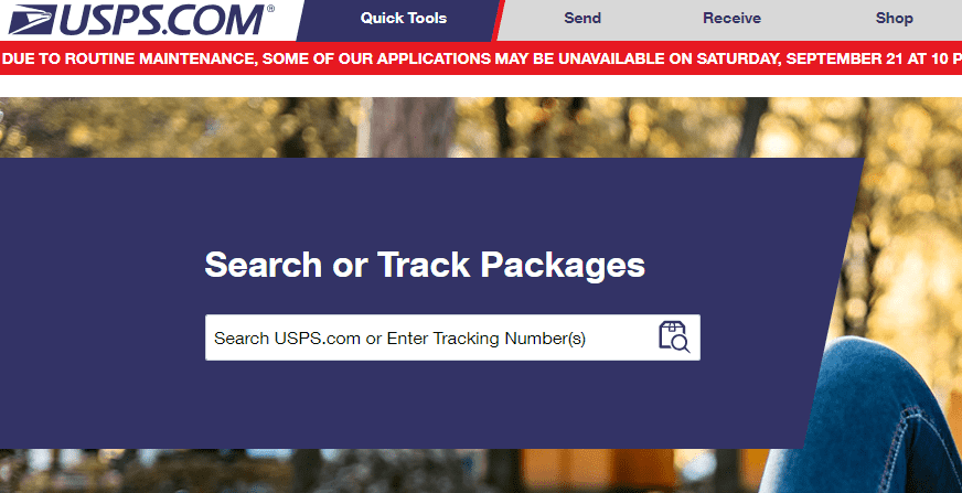 usar número de rastreamento