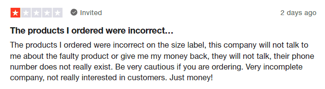 تعليقات سلبية