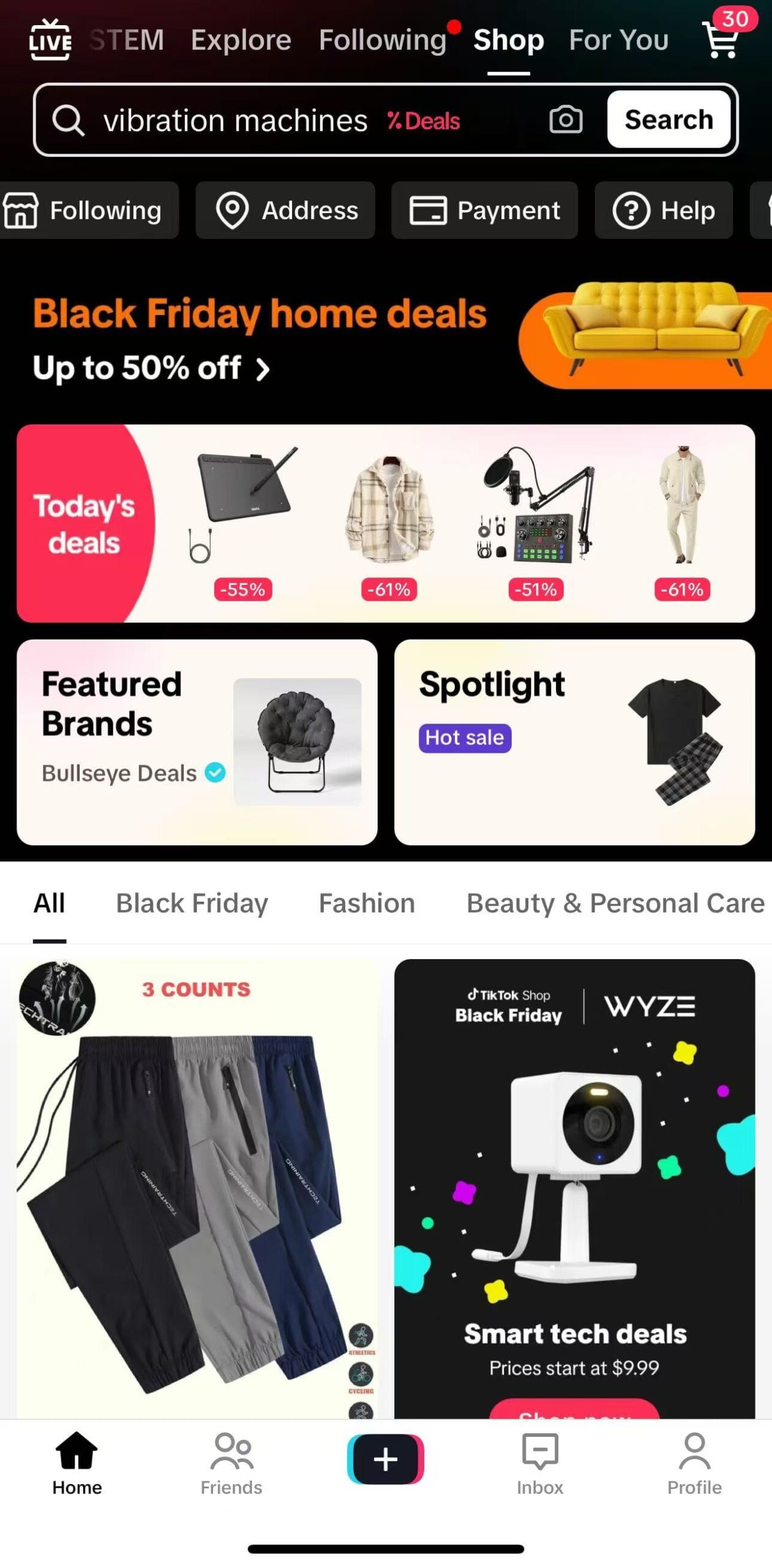 Aplicativo da loja TikTok