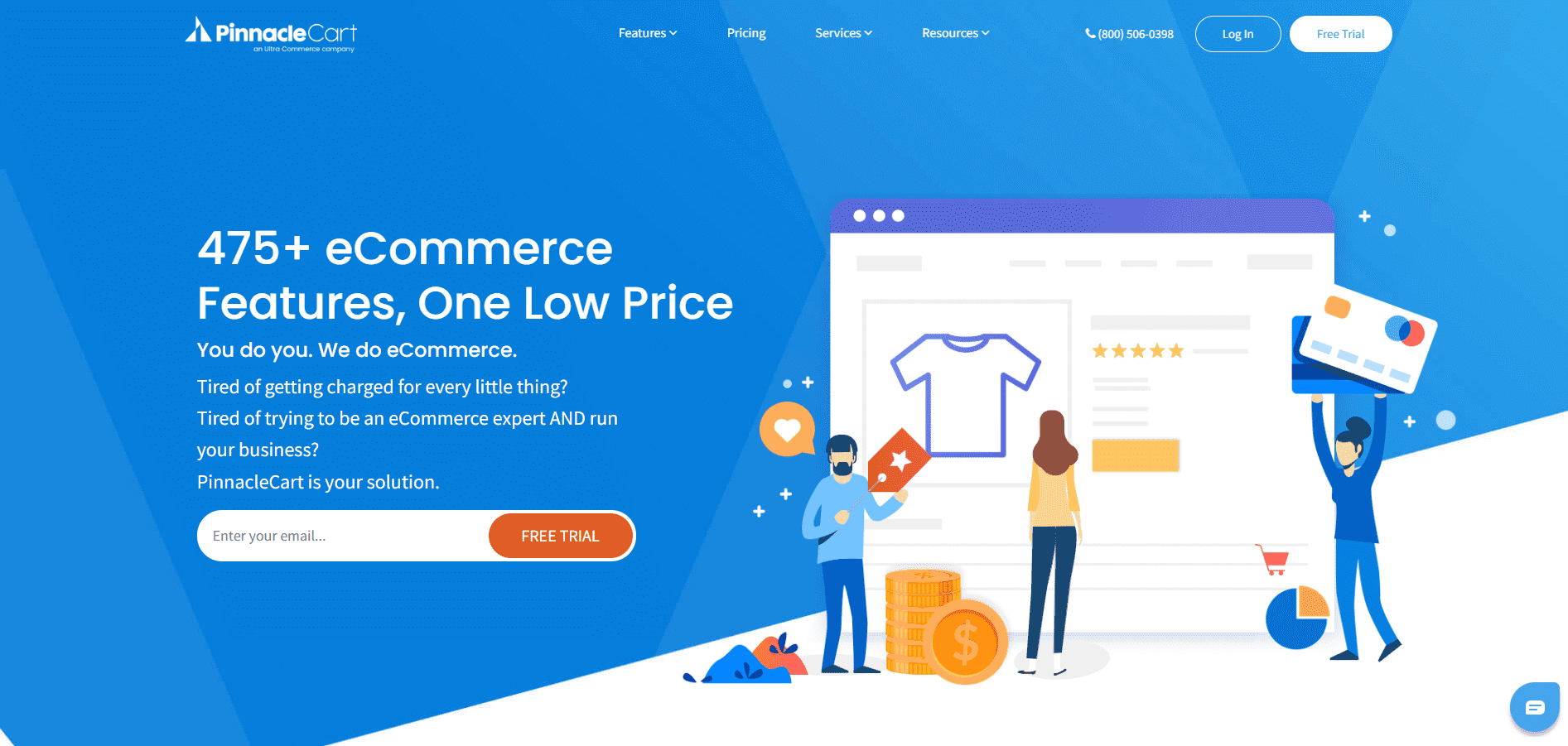 Strona internetowa PinnacleCart