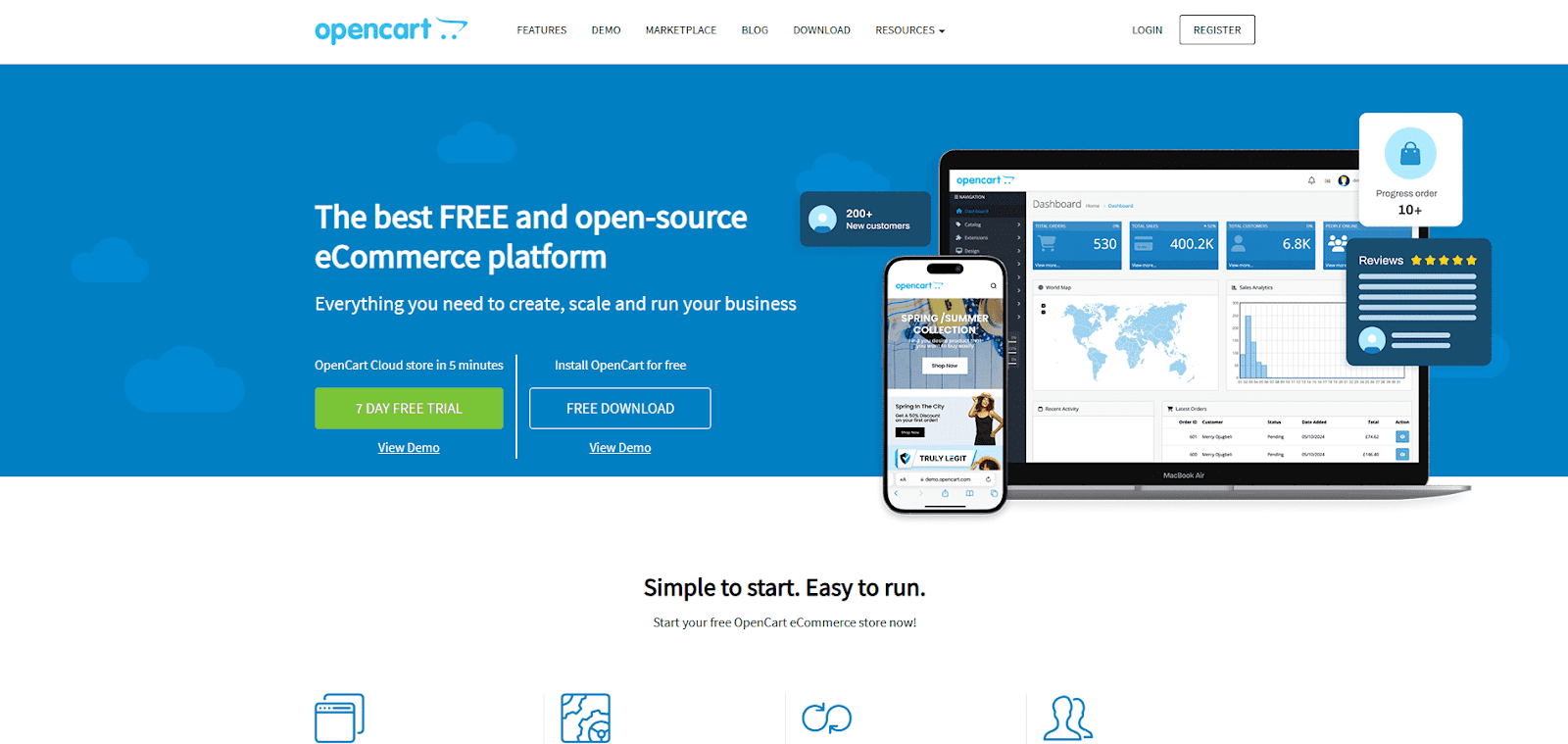 Opencart website