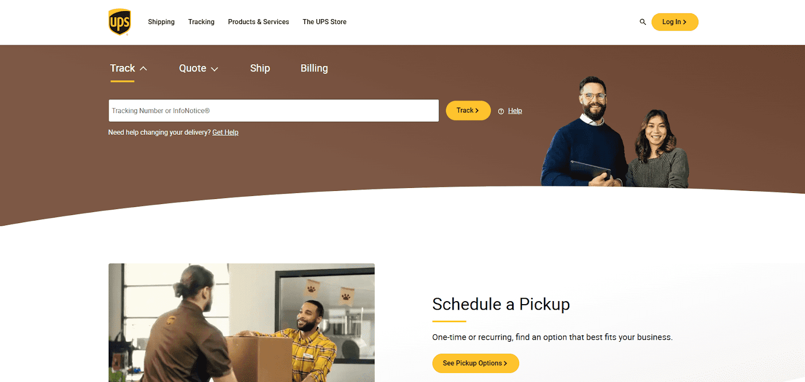 ups official website