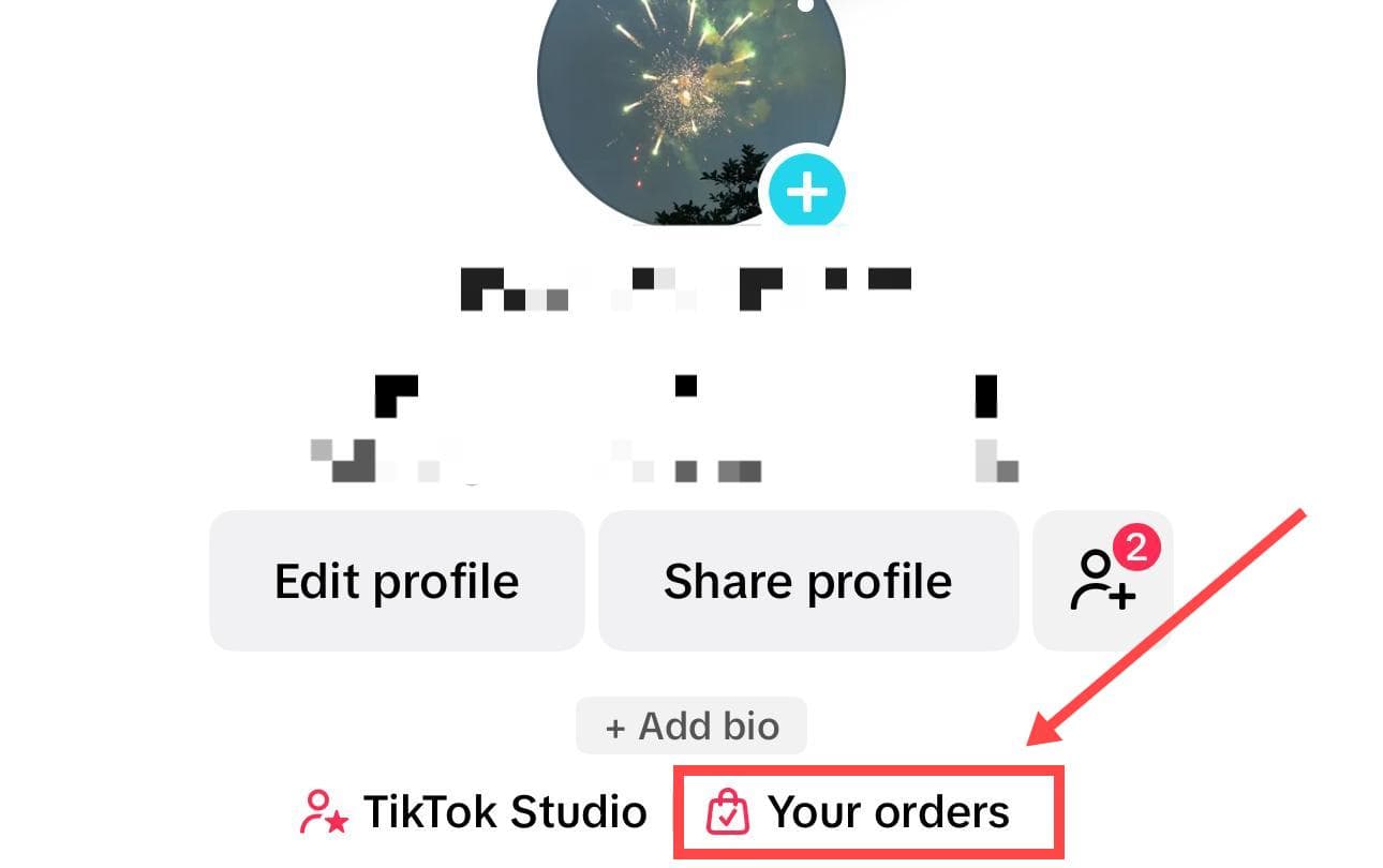 TikTok Shop's profile