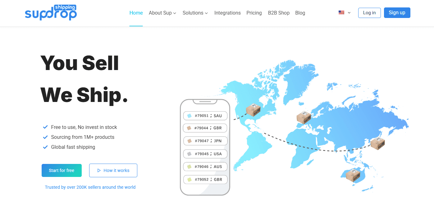 Dropshipping'i destekleyin