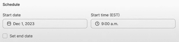 Imposta il negozio Cash 5