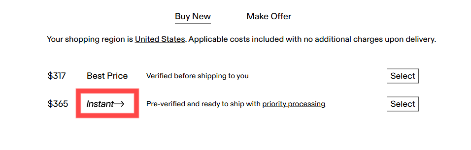 przedmioty natychmiastowe