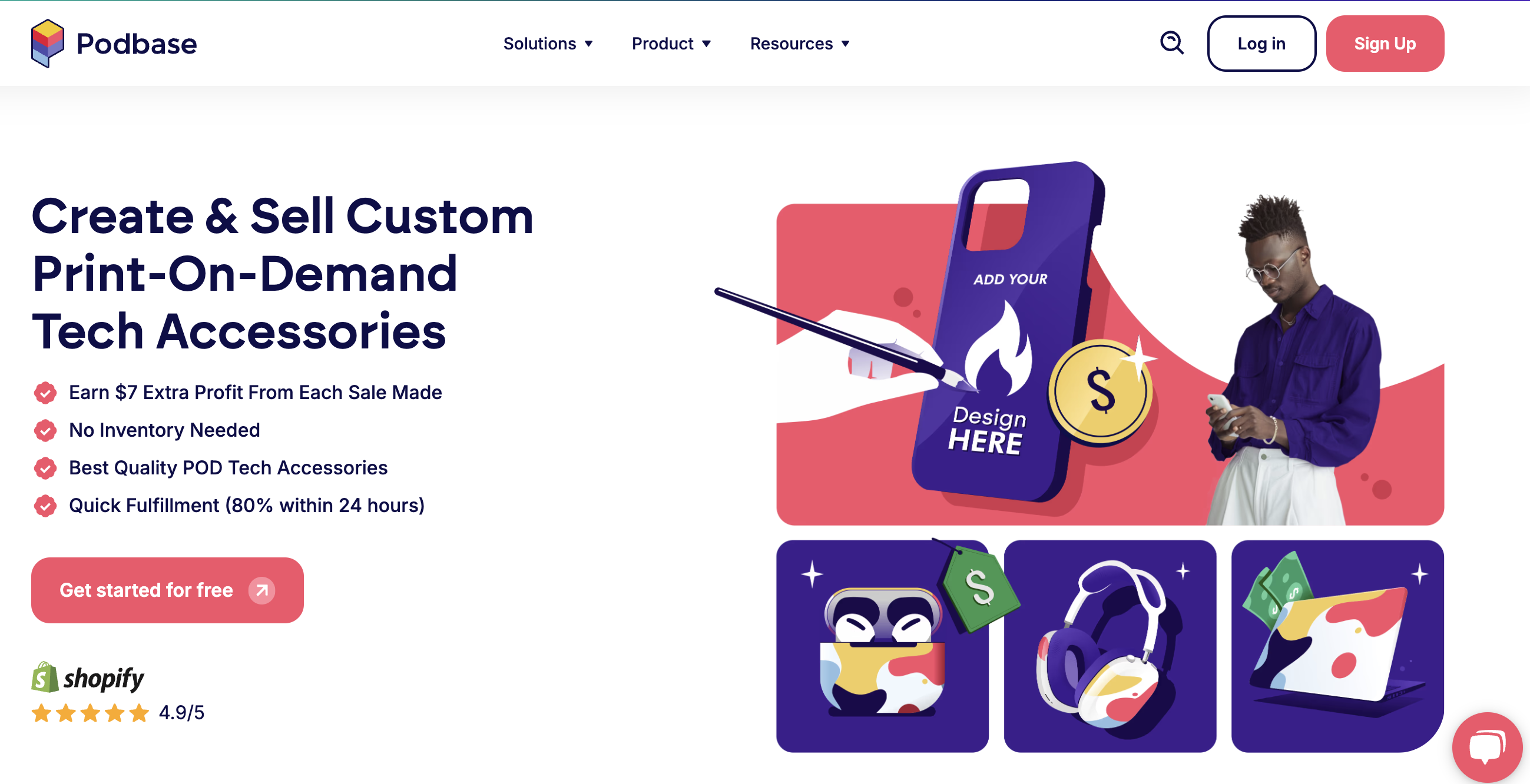 Podbase homepage