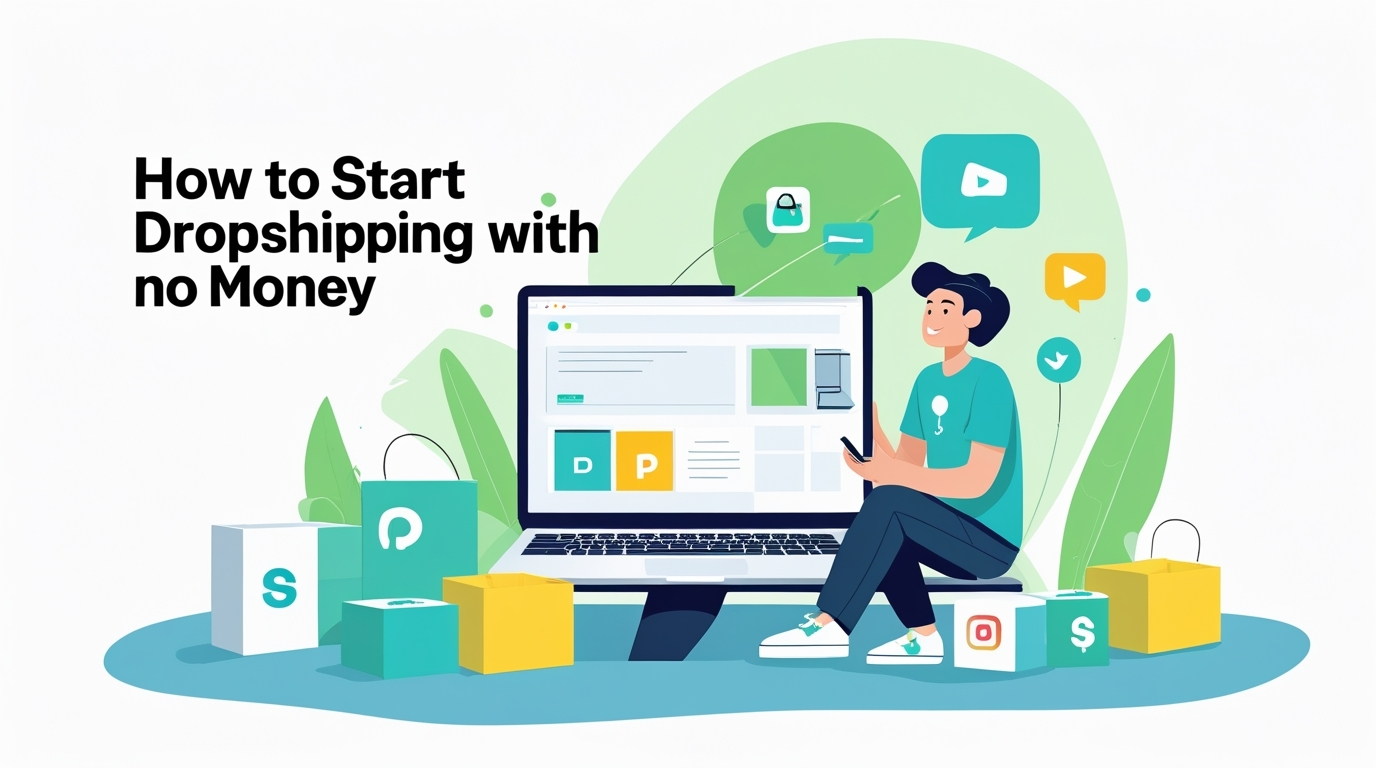 how to start dropshipping with no money