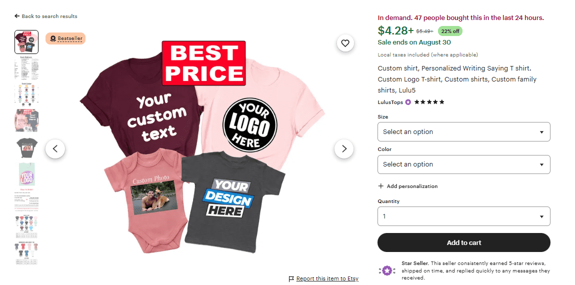 custom T-shirt