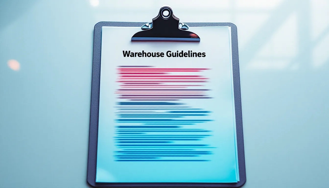 warehouse guidelines