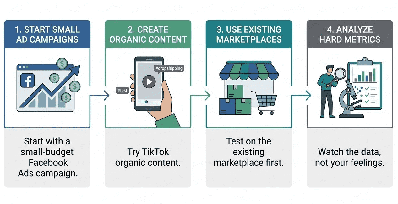 test dropshipping products