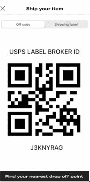 shipping lable